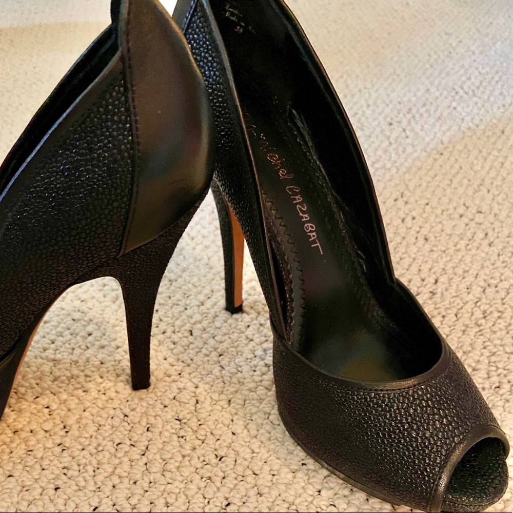 Jean-Michel Cazabat designer platform 4” pumps